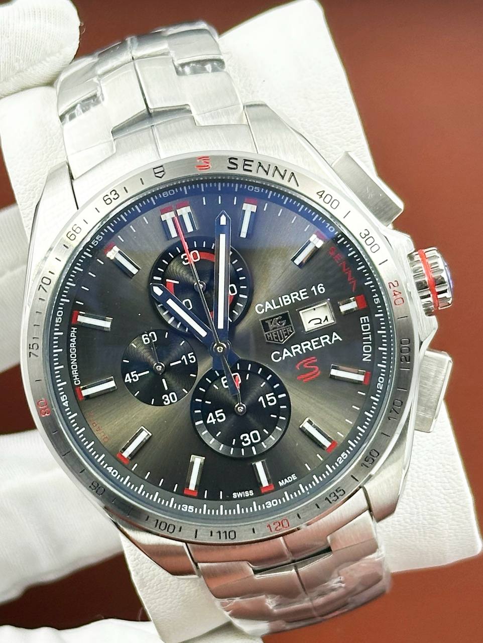 Мужские часы TAG Heuer Carrera Calibre 16 Senna Edition