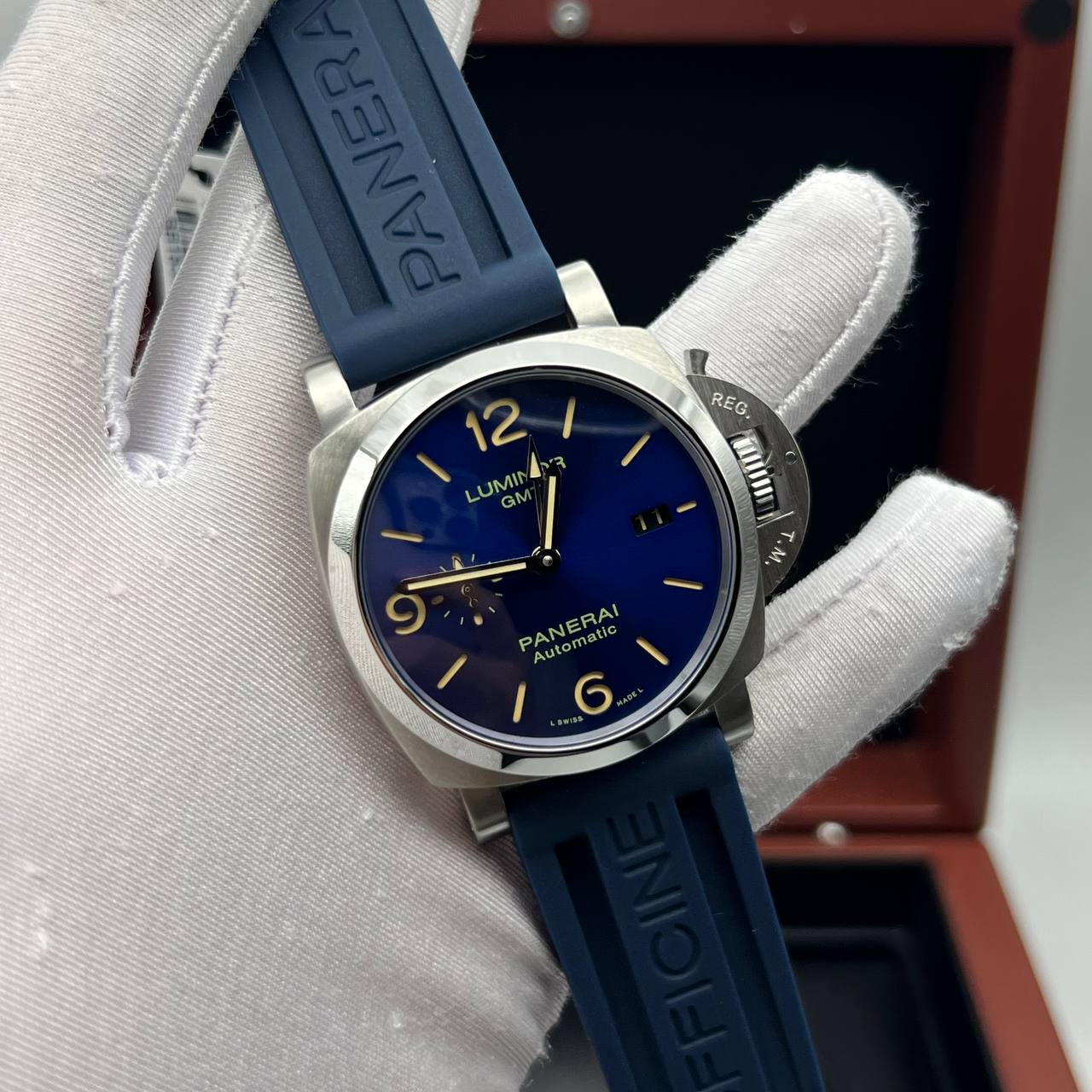 Мощные Мужские часы Panerai Luminor GMT