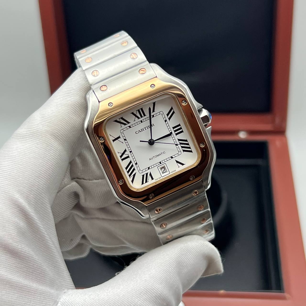 Мужские часы Cartier Santos Automatic
