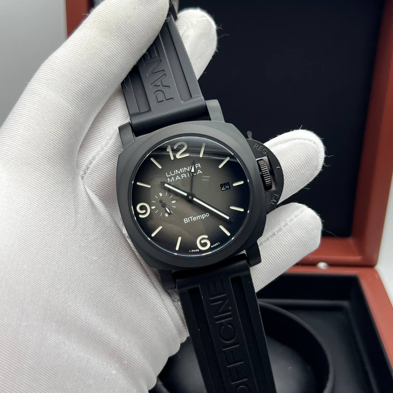 Мощные Мужские часы Panerai Luminor Marina