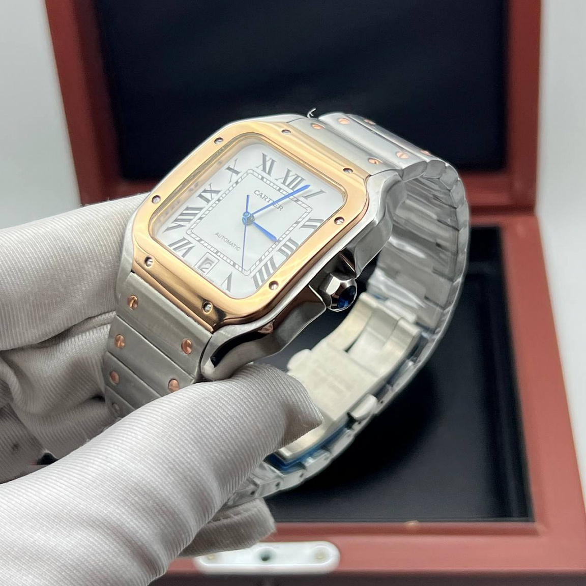 Мужские часы Cartier Santos Automatic