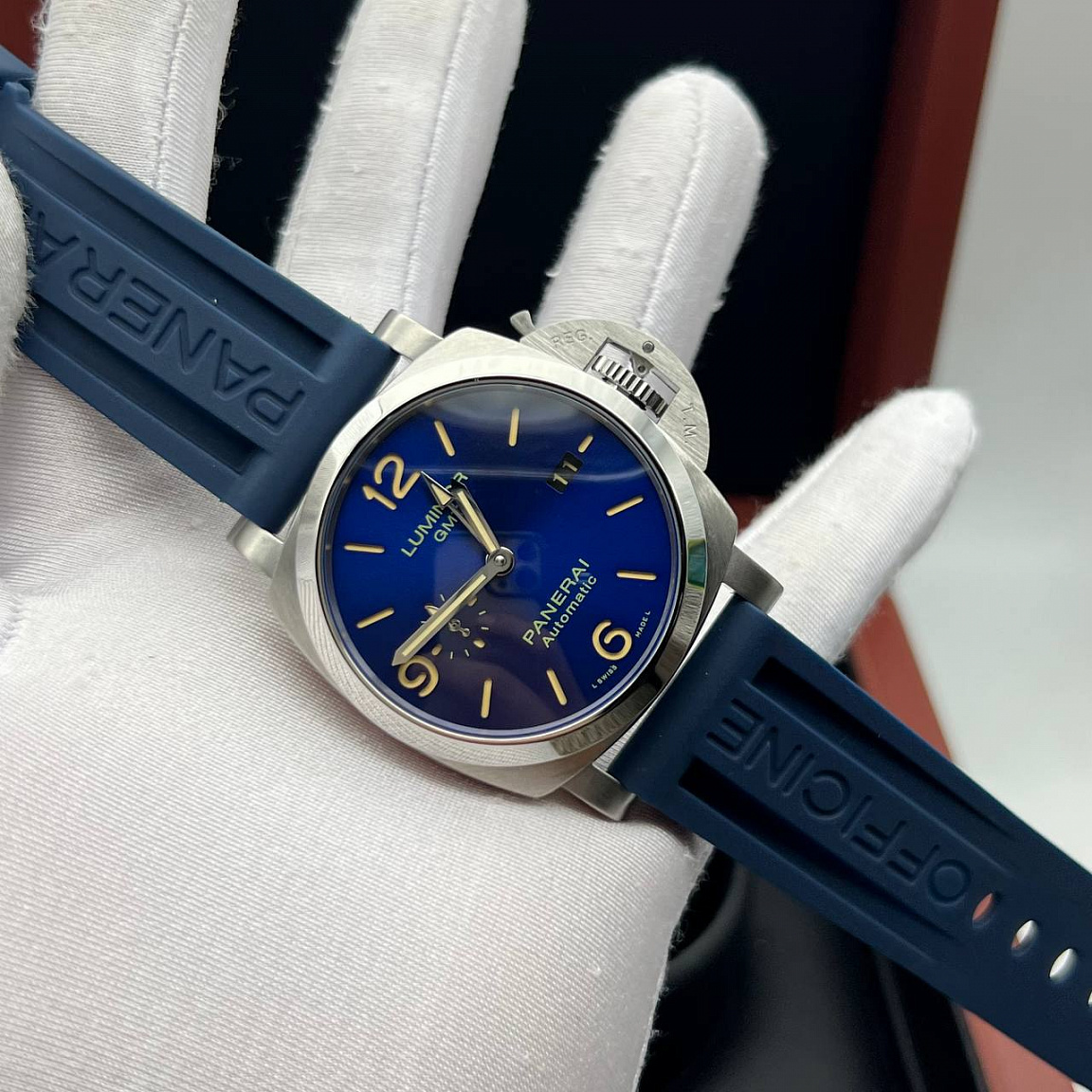 Мощные Мужские часы Panerai Luminor GMT