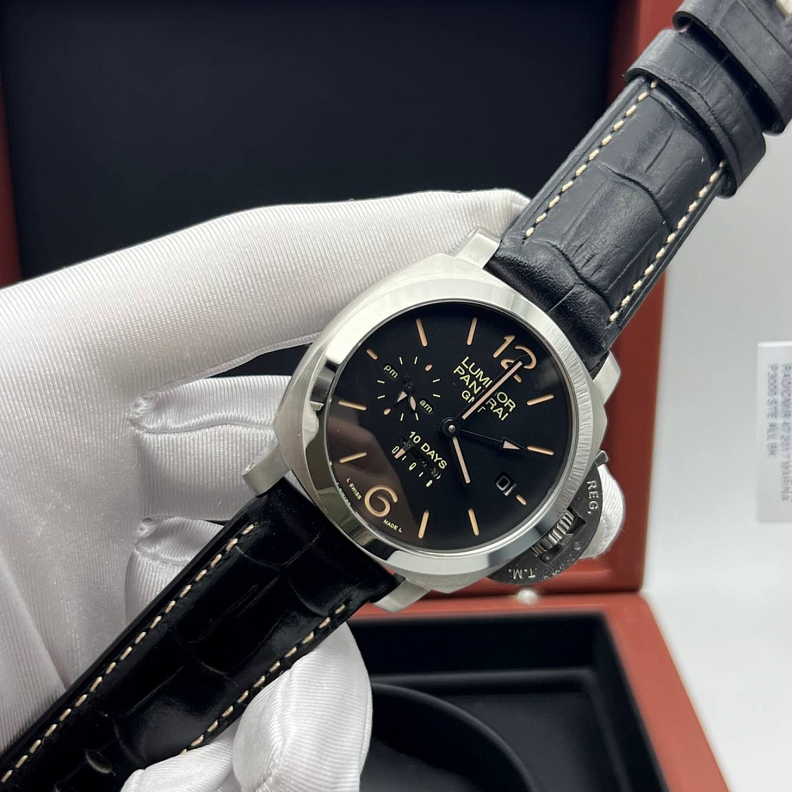 Мощные Мужские часы Panerai Luminor GMT