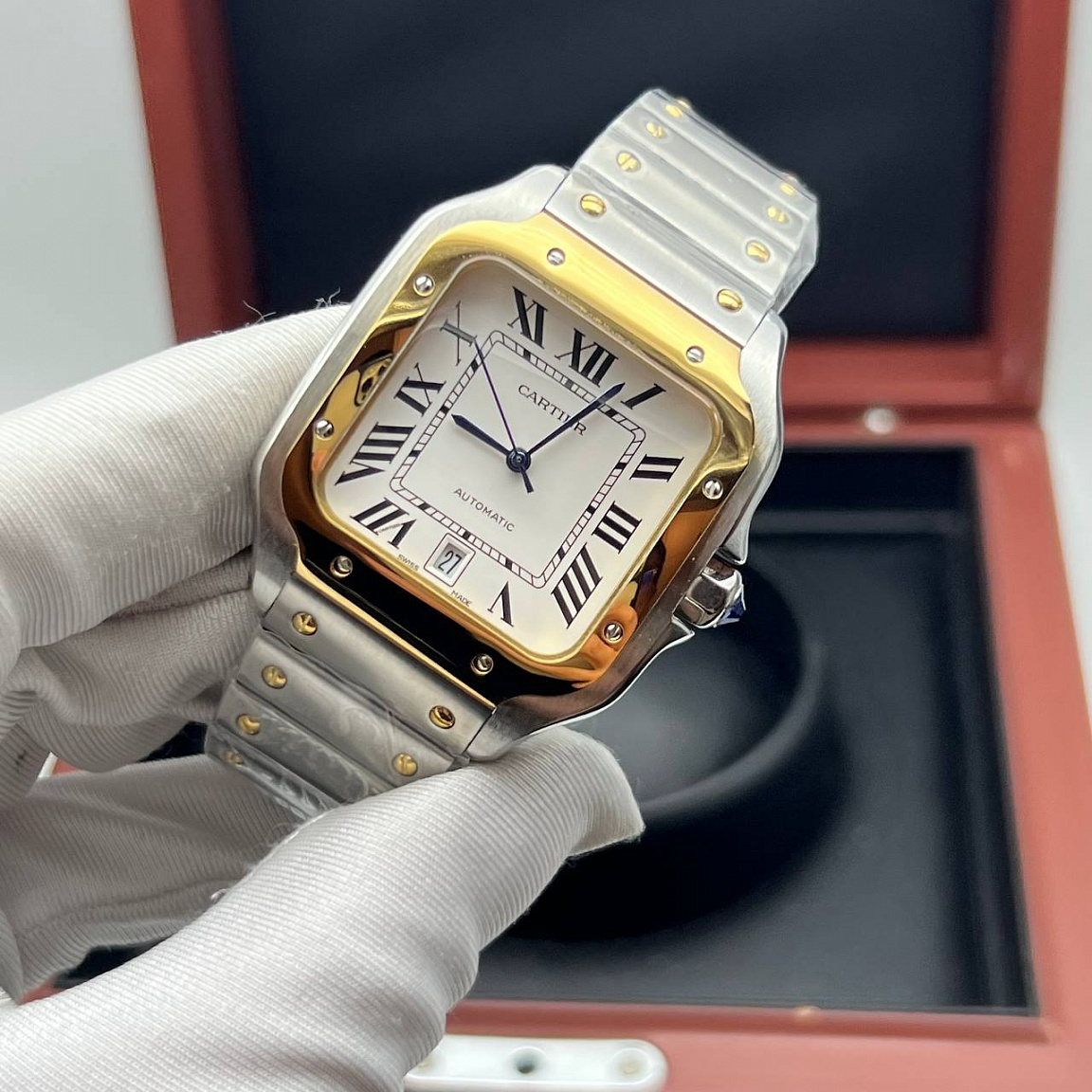Мужские часы Cartier Santos Automatic
