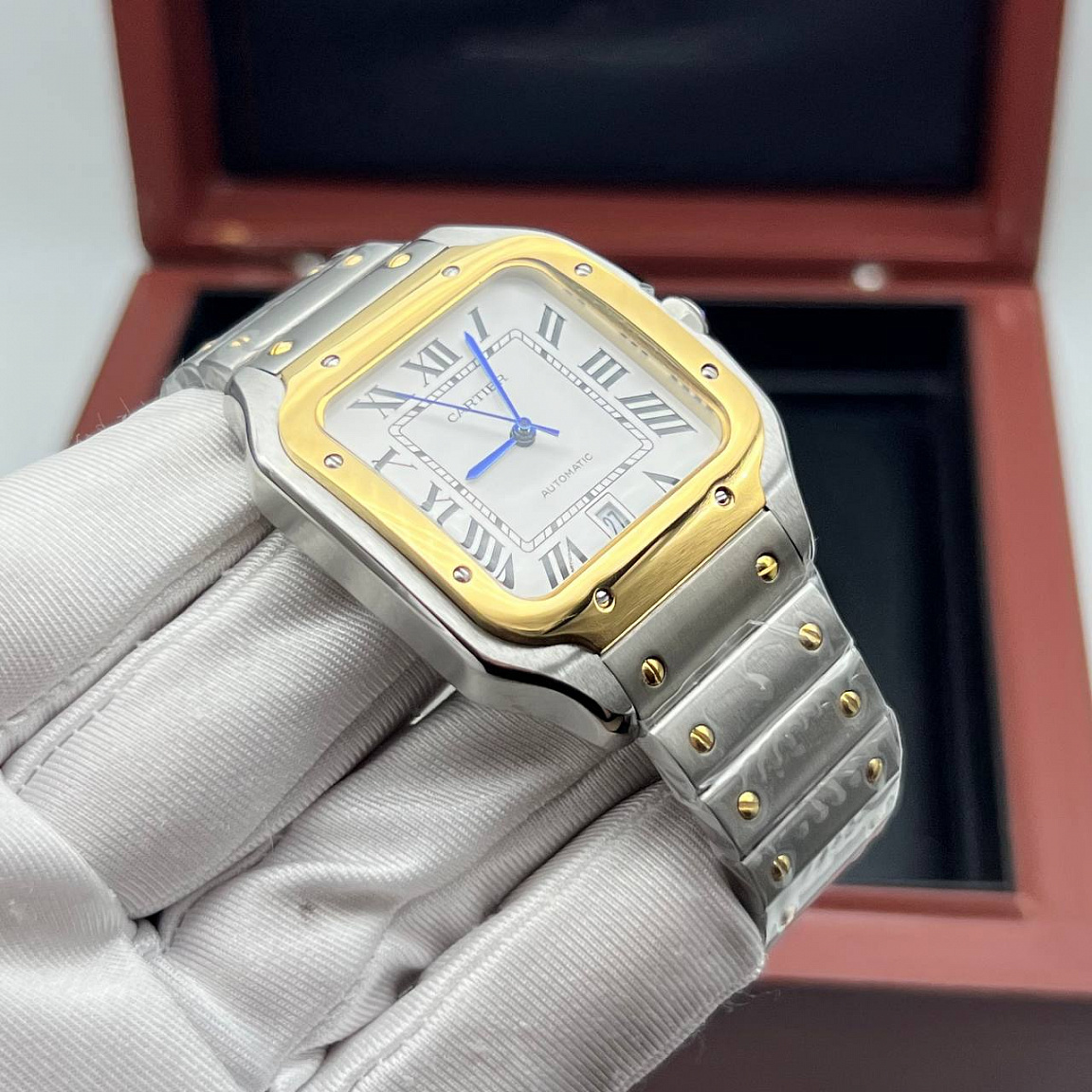 Мужские часы Cartier Santos Automatic