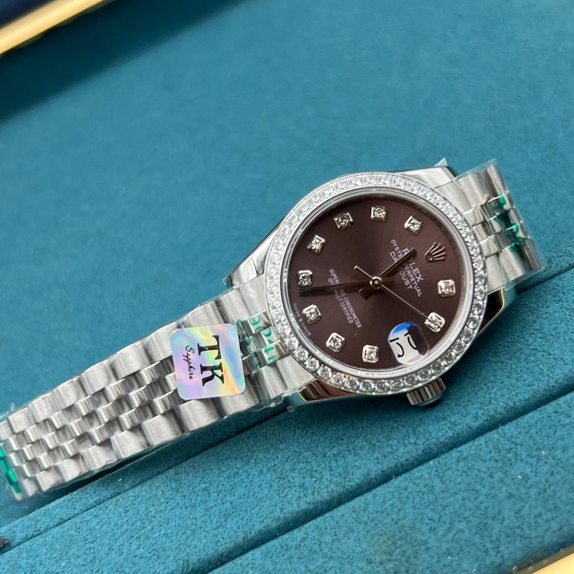 Rolex Oyster Perpetual Datejust 31 31 мм, автомат Miyota 8215, корпус и браслет из стали 316L
