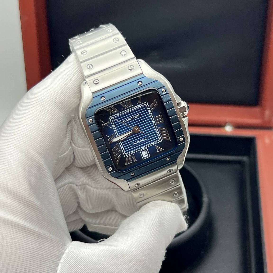 Мужские часы Cartier Santos Automatic