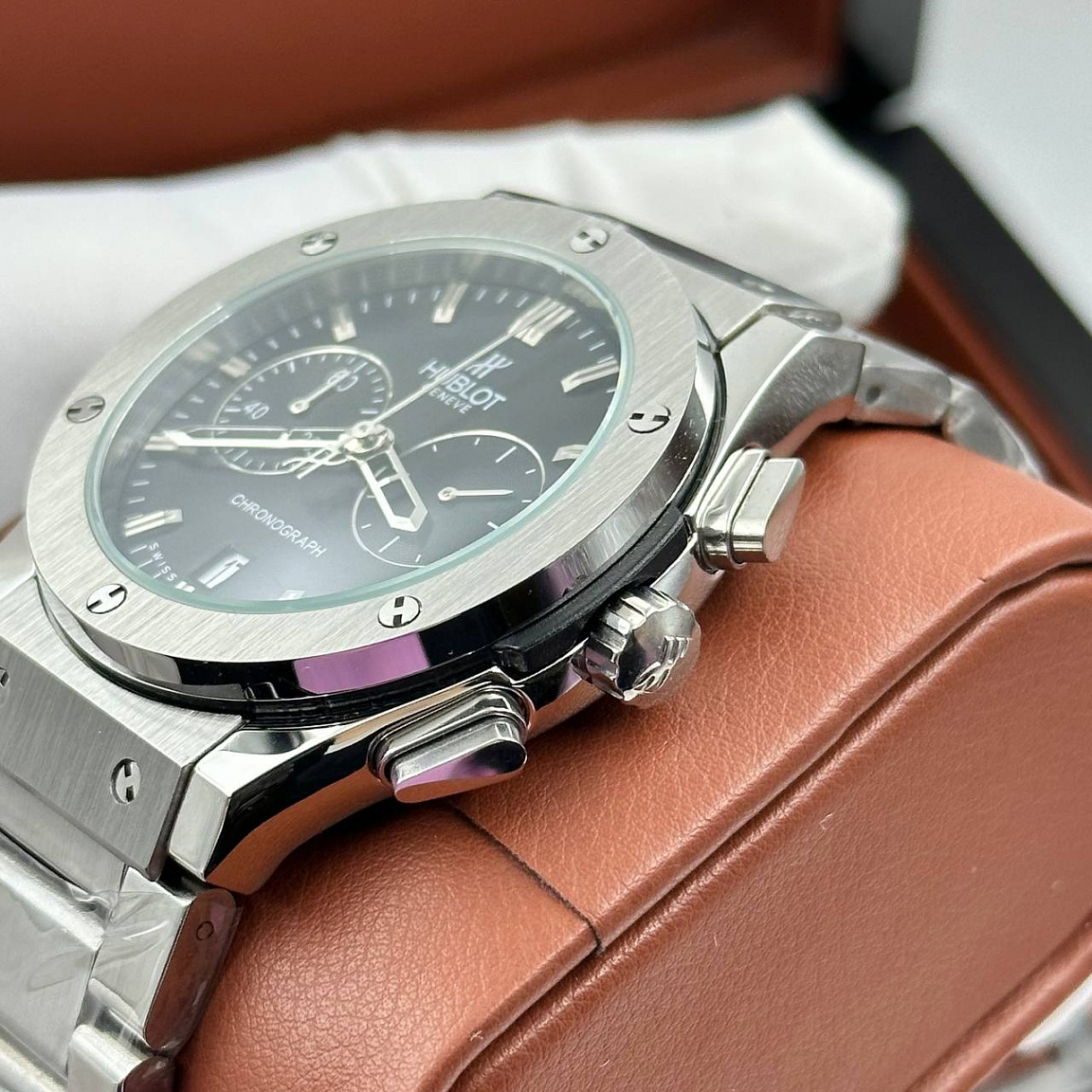 Мощные часы Hublot - Classic Fusion Chronograph King Iron