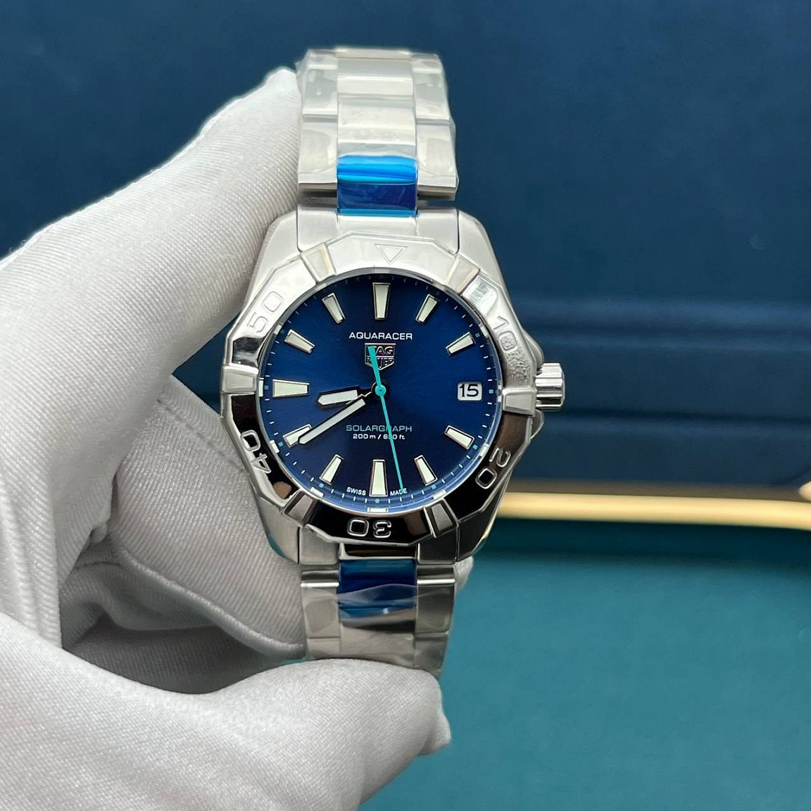 Tag Heuer Aquaracer 35 мм: высококачественная часовая полированная и сатинированная нержавеющая сталь 316L