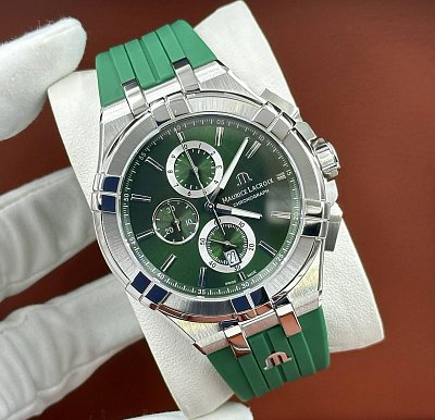 Популярные часы Maurice Lacroix Watch Aikon Quartz Chronograph Green