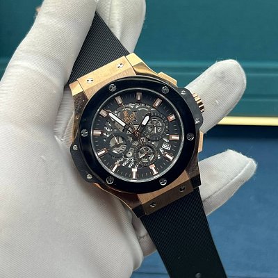 Премиальные часы Hublot Big Bang Хронограф Скелетон 44 мм