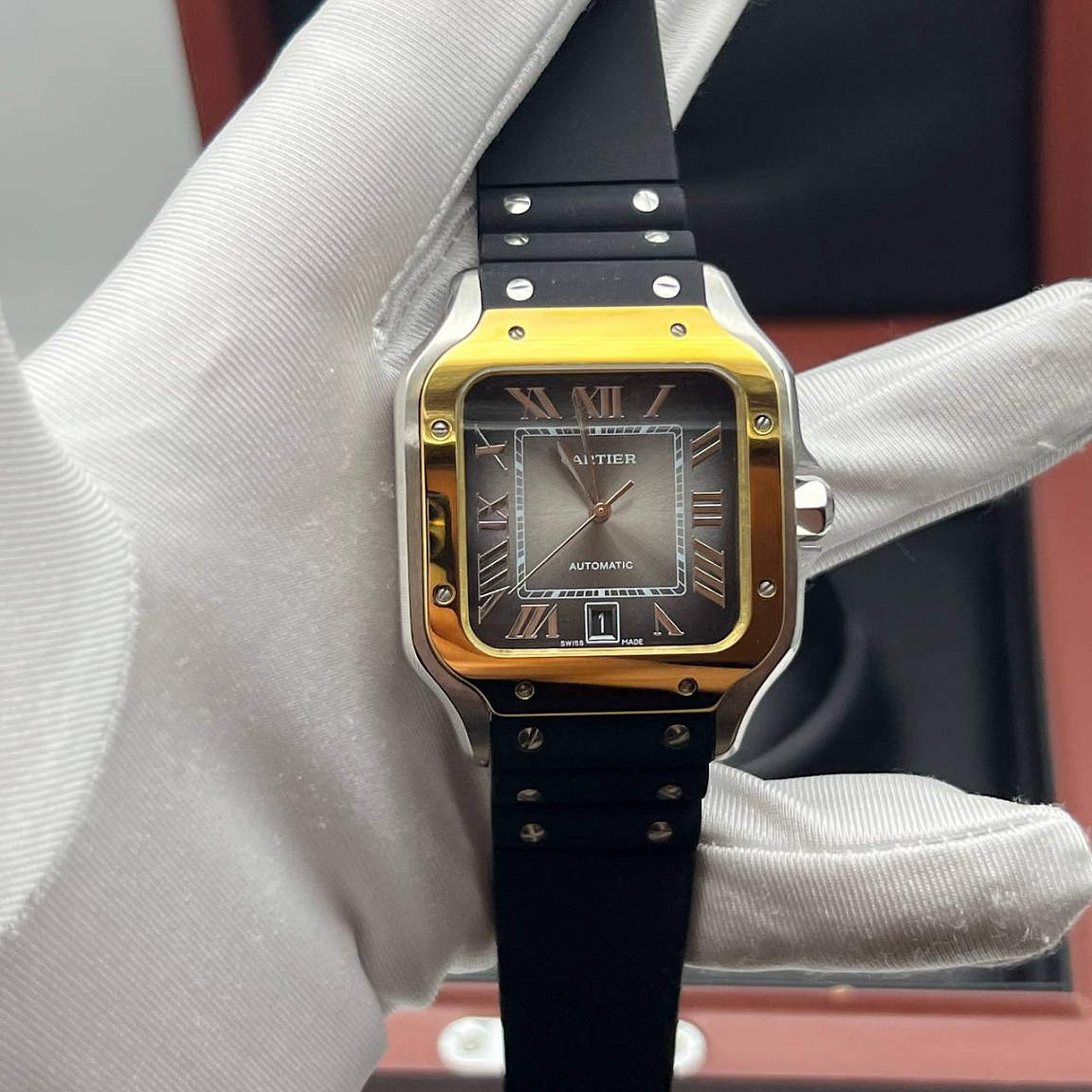 Мужские часы Cartier Santos Automatic