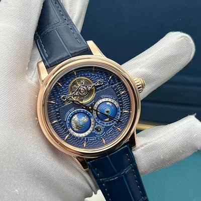 Механика премиум класса Montblanc Open Heart Blue 47 мм