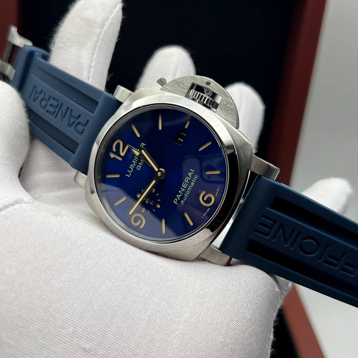 Мощные Мужские часы Panerai Luminor GMT