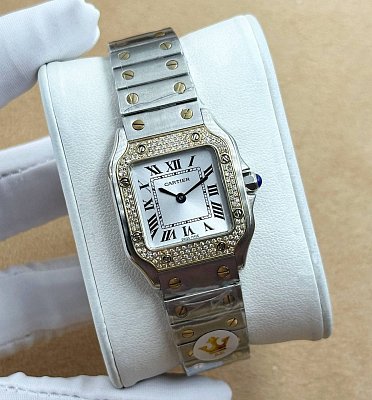 Женские премиальные Cartier Santos 27×34,5 мм