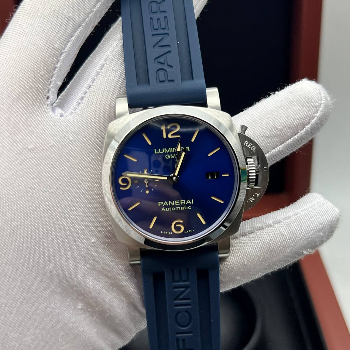 Мощные Мужские часы Panerai Luminor GMT