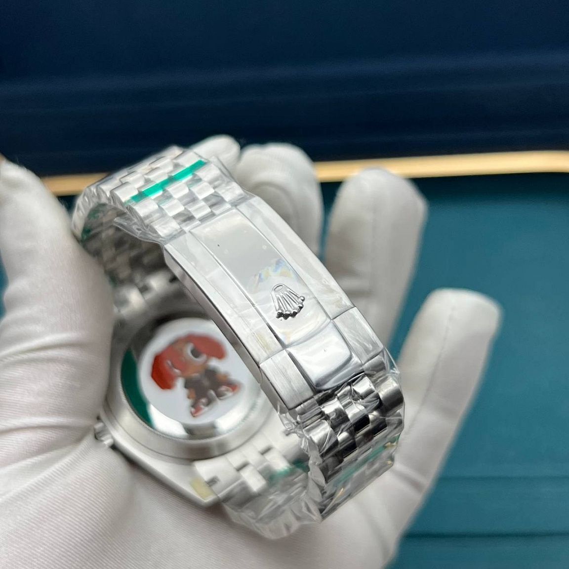 Часы Rolex Datejust 41 мм с белым циферблатом Who cares I’m already late, датой под линзой и браслетом Jubilee