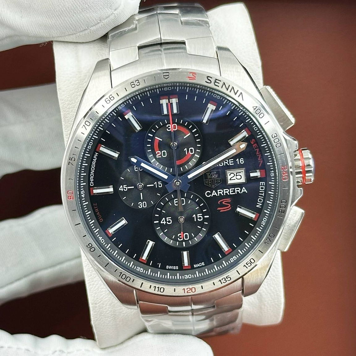 Мужские часы TAG Heuer Carrera Calibre 16 Senna Edition