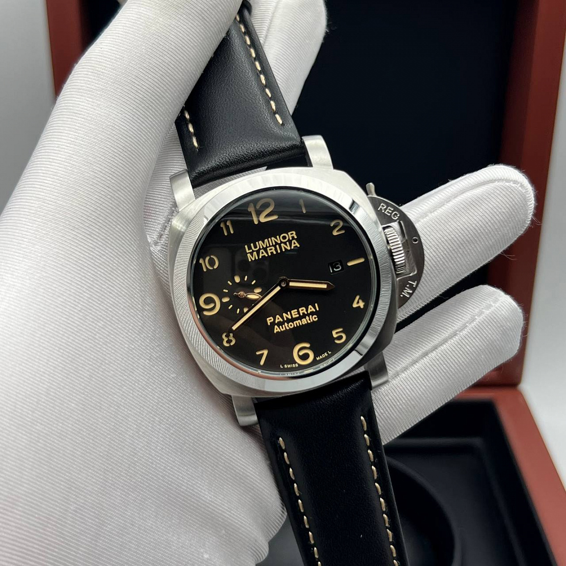 Мощные Мужские часы Panerai Luminor Marina