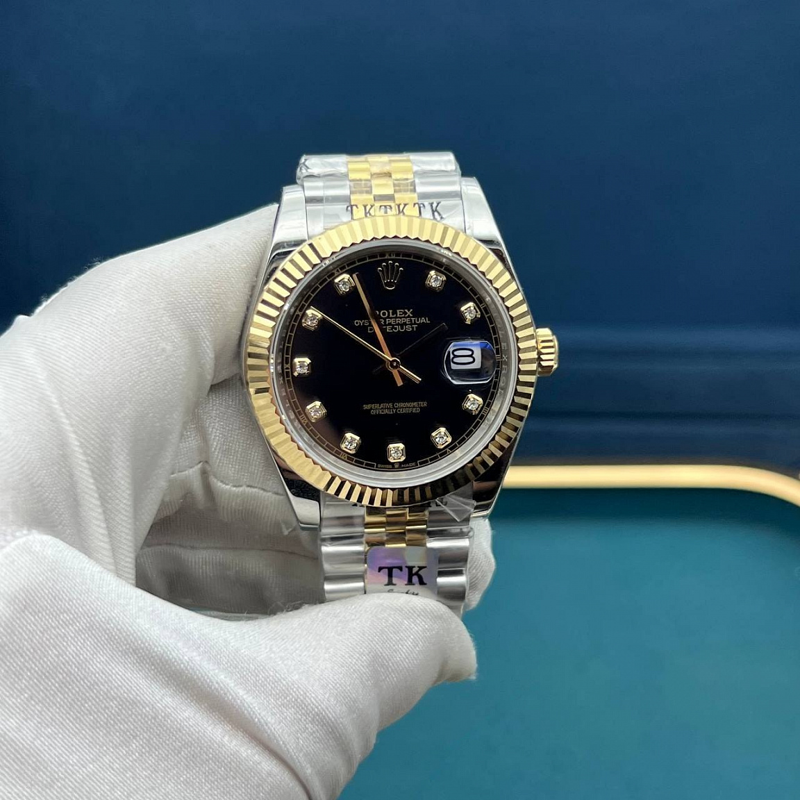 Rolex Datejust 41 мм с сапфировым стеклом, стальным корпусом 316L и автоматическим механизмом NH35