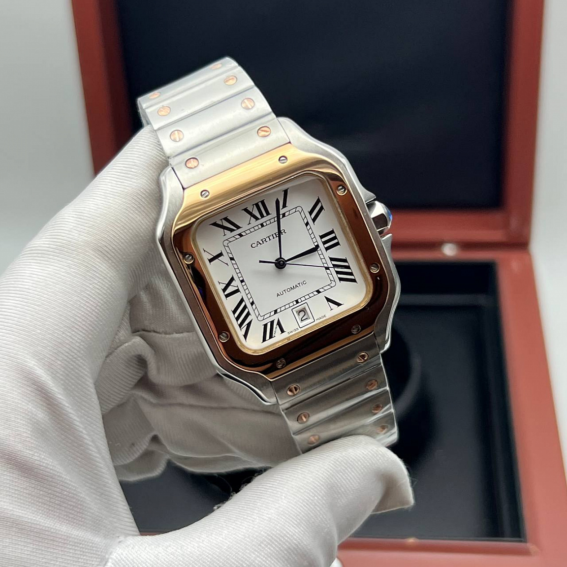 Мужские часы Cartier Santos Automatic