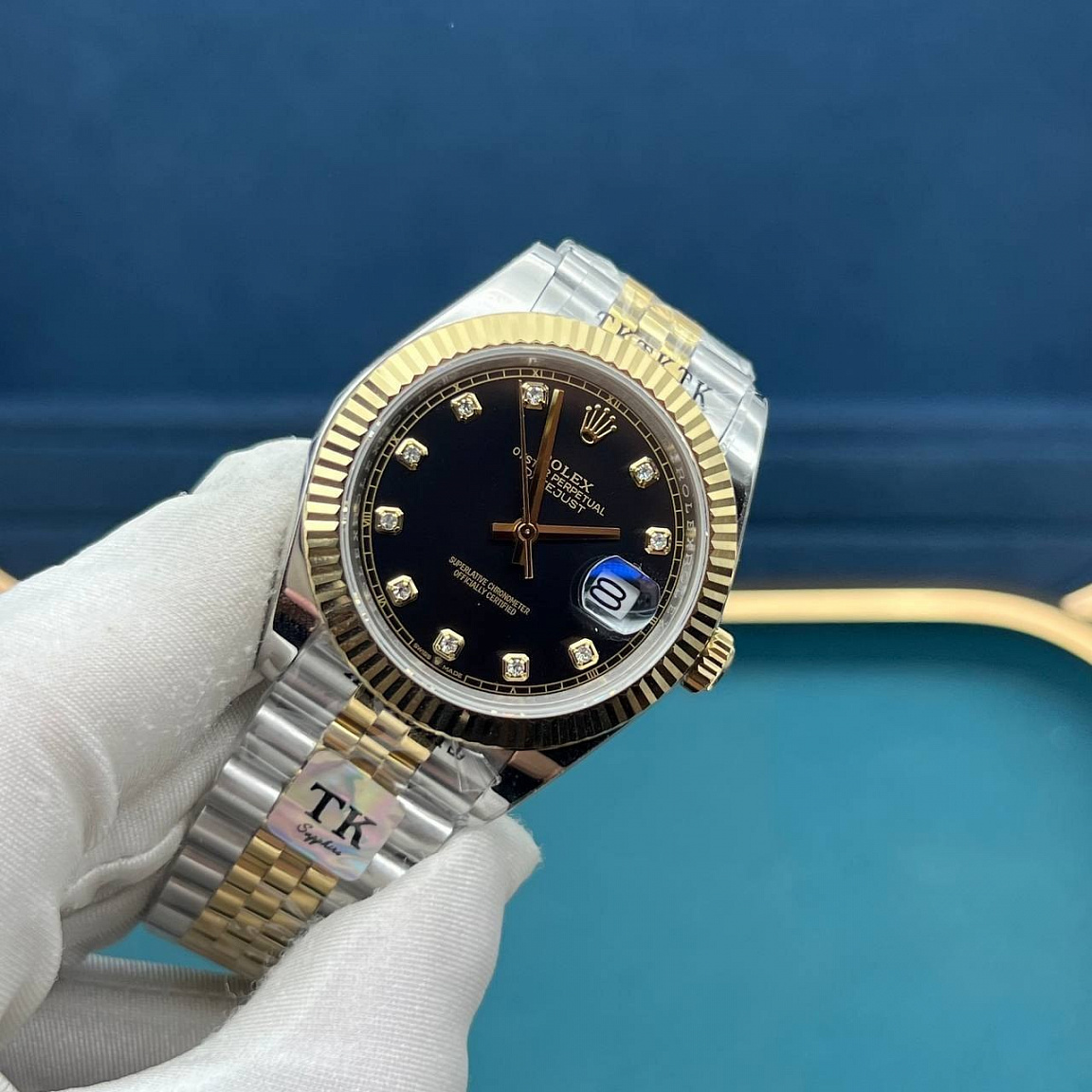 Rolex Datejust 41 мм с сапфировым стеклом, стальным корпусом 316L и автоматическим механизмом NH35