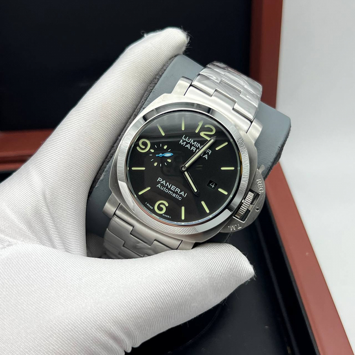 Мощные Мужские часы Panerai Luminor Marina