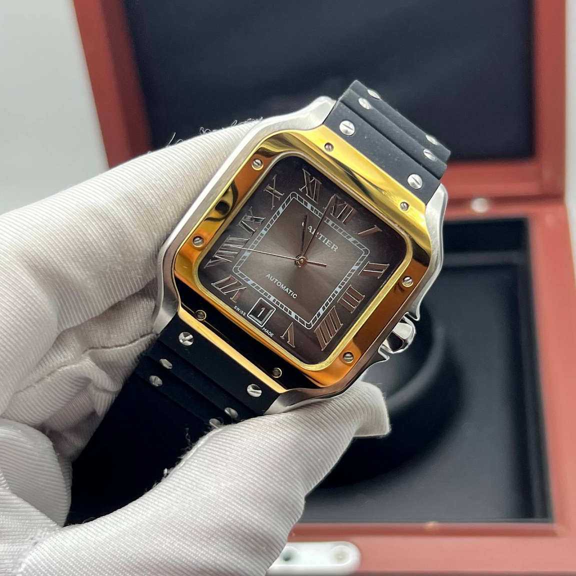 Мужские часы Cartier Santos Automatic