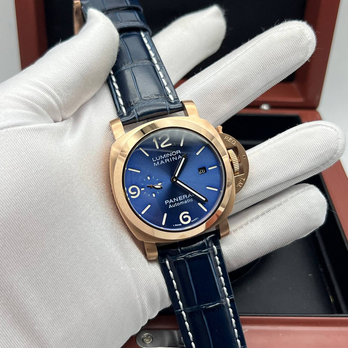 Мощные Мужские часы Panerai Luminor Marina