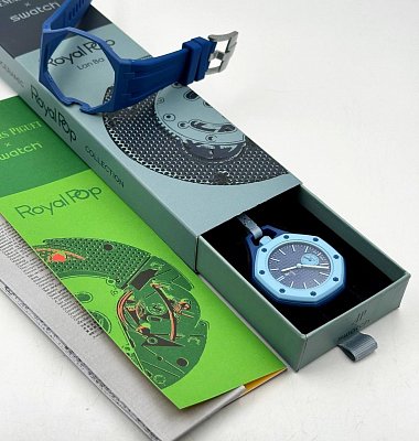 Механика премиум класса Audemars Piguet × Swatch Royal Pop Lan Bo 40 мм