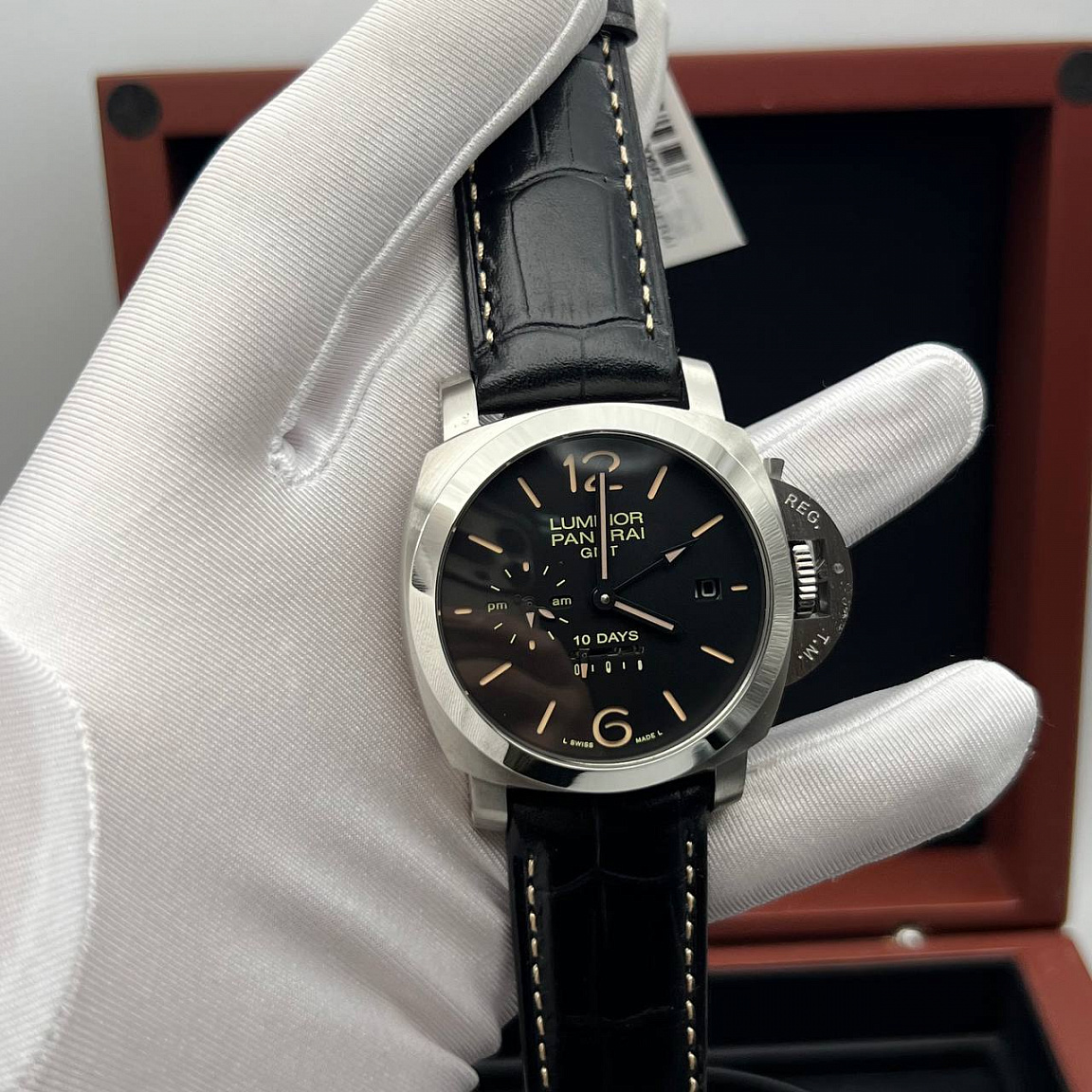 Мощные Мужские часы Panerai Luminor GMT
