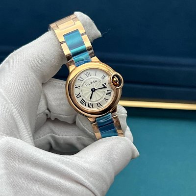 Женские премиальные Cartier Ballon Bleu 28 мм