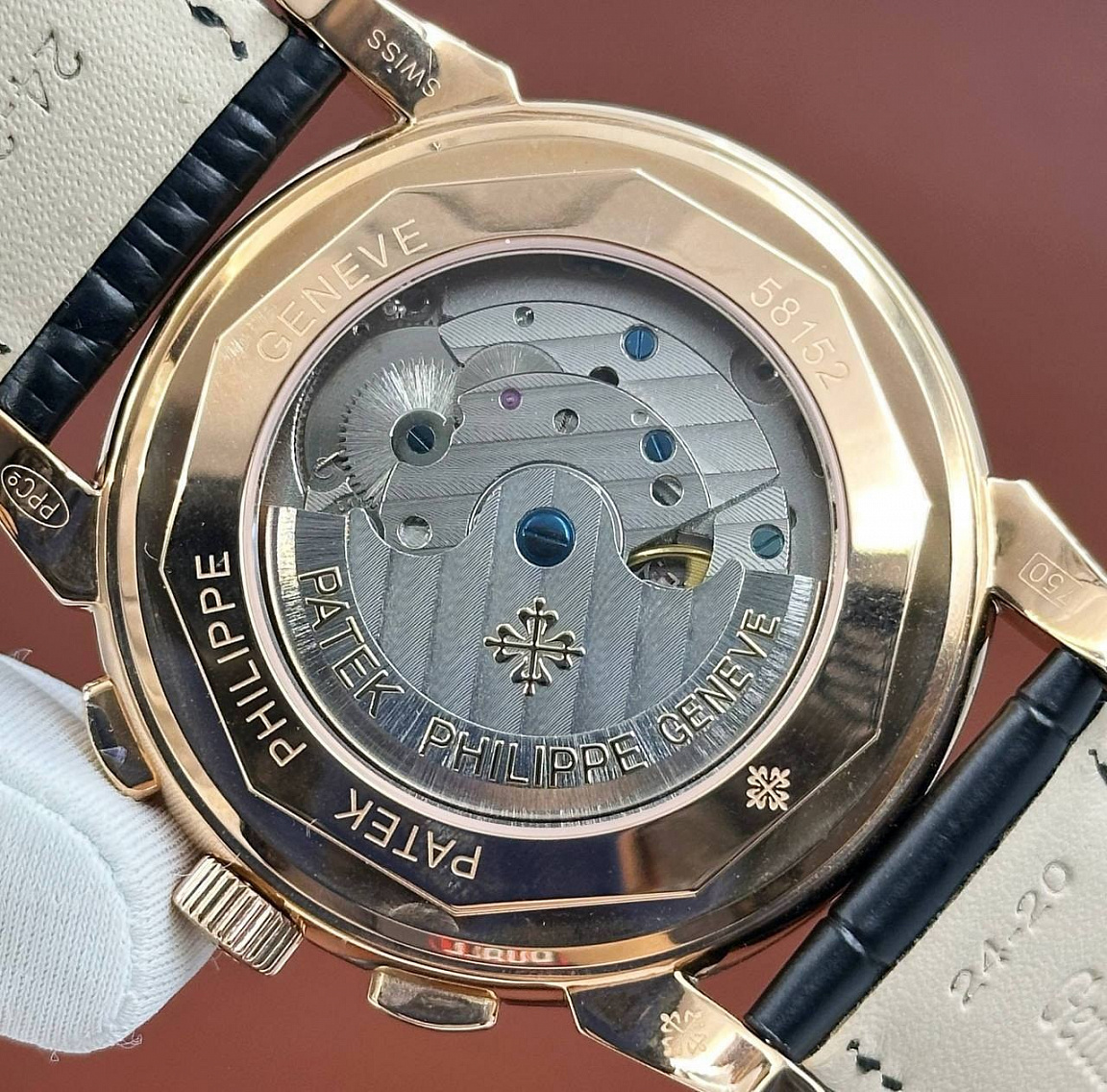 Механические часы Patek Philippe Grand Complications 45 мм с автоподзаводом и серебристым циферблатом