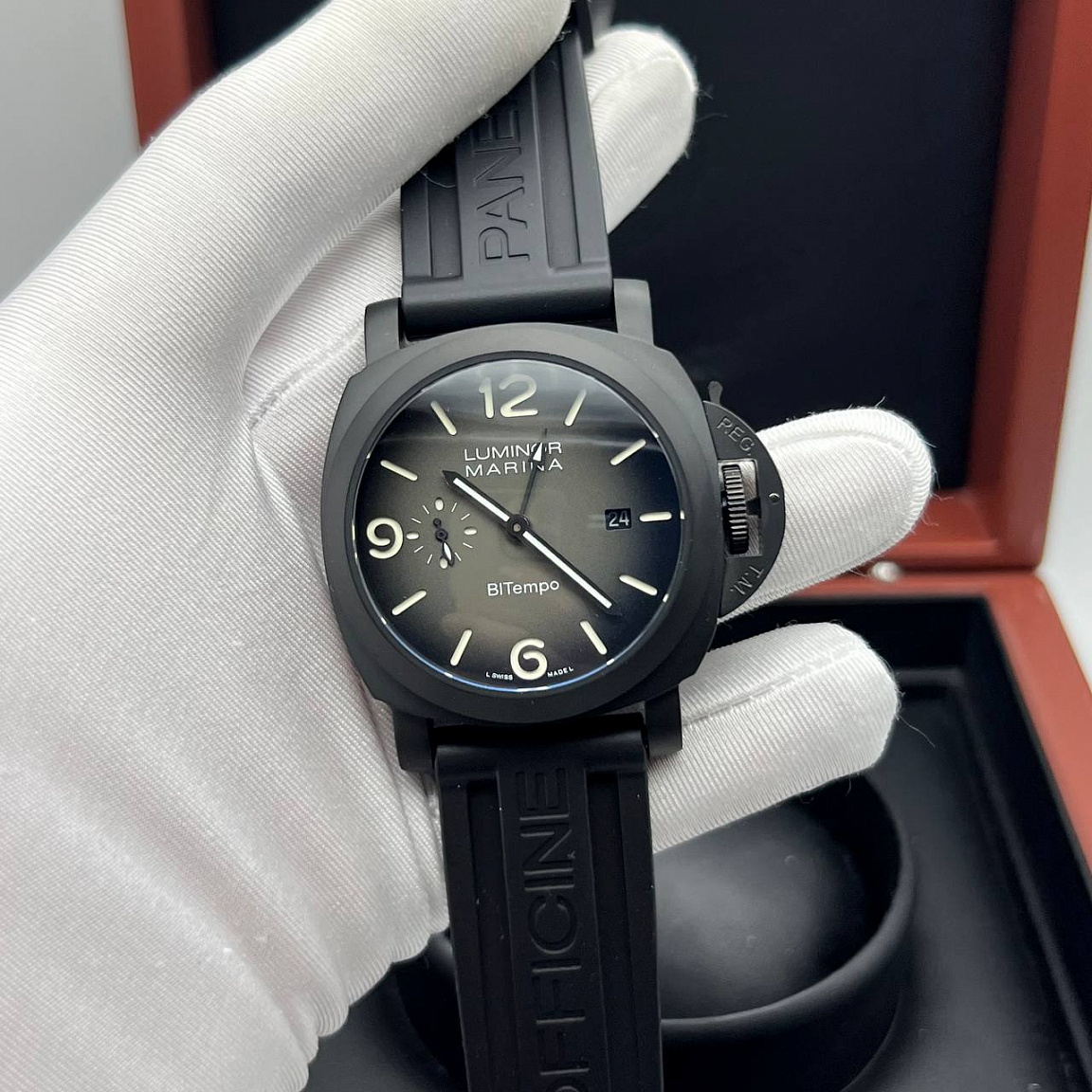 Мощные Мужские часы Panerai Luminor Marina