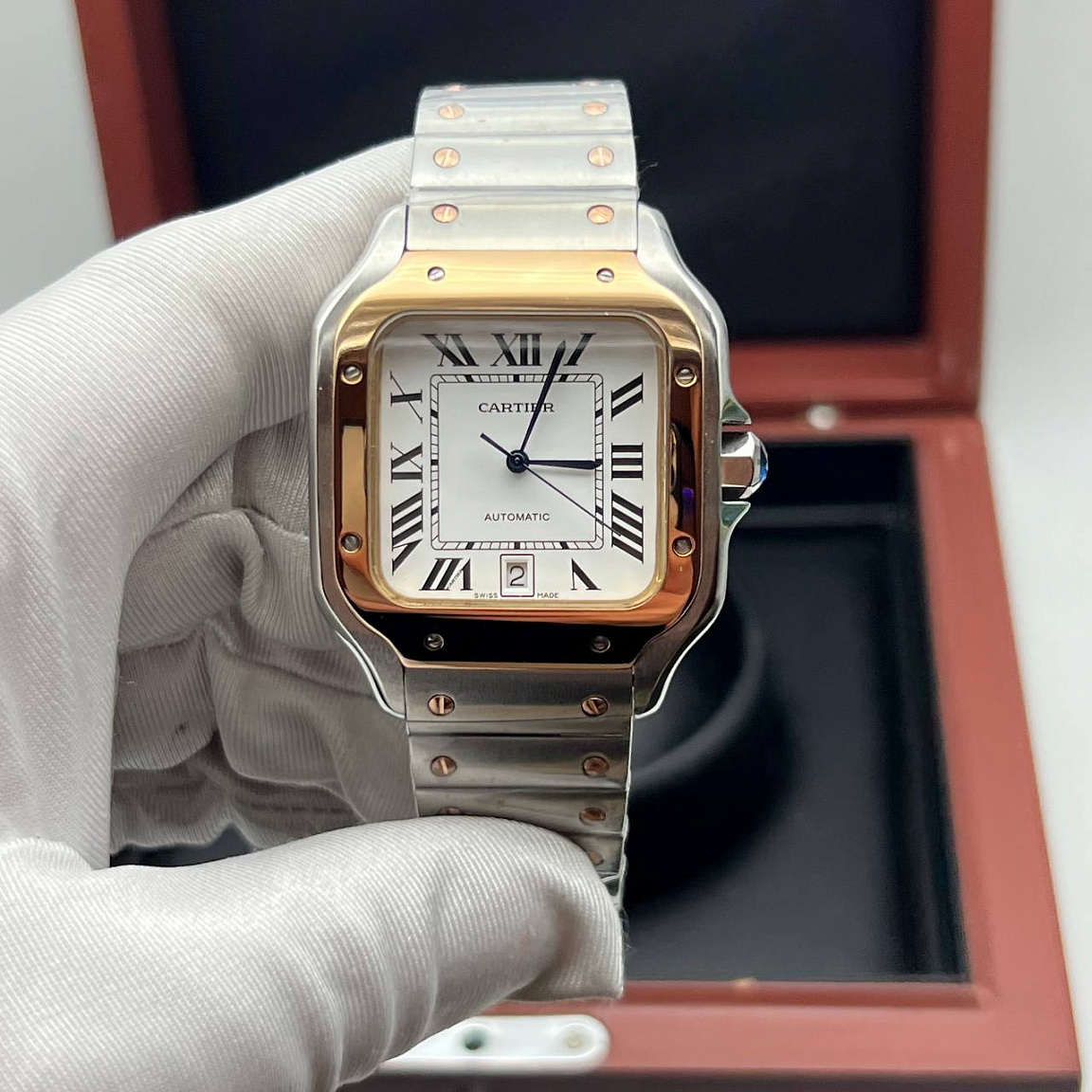 Мужские часы Cartier Santos Automatic