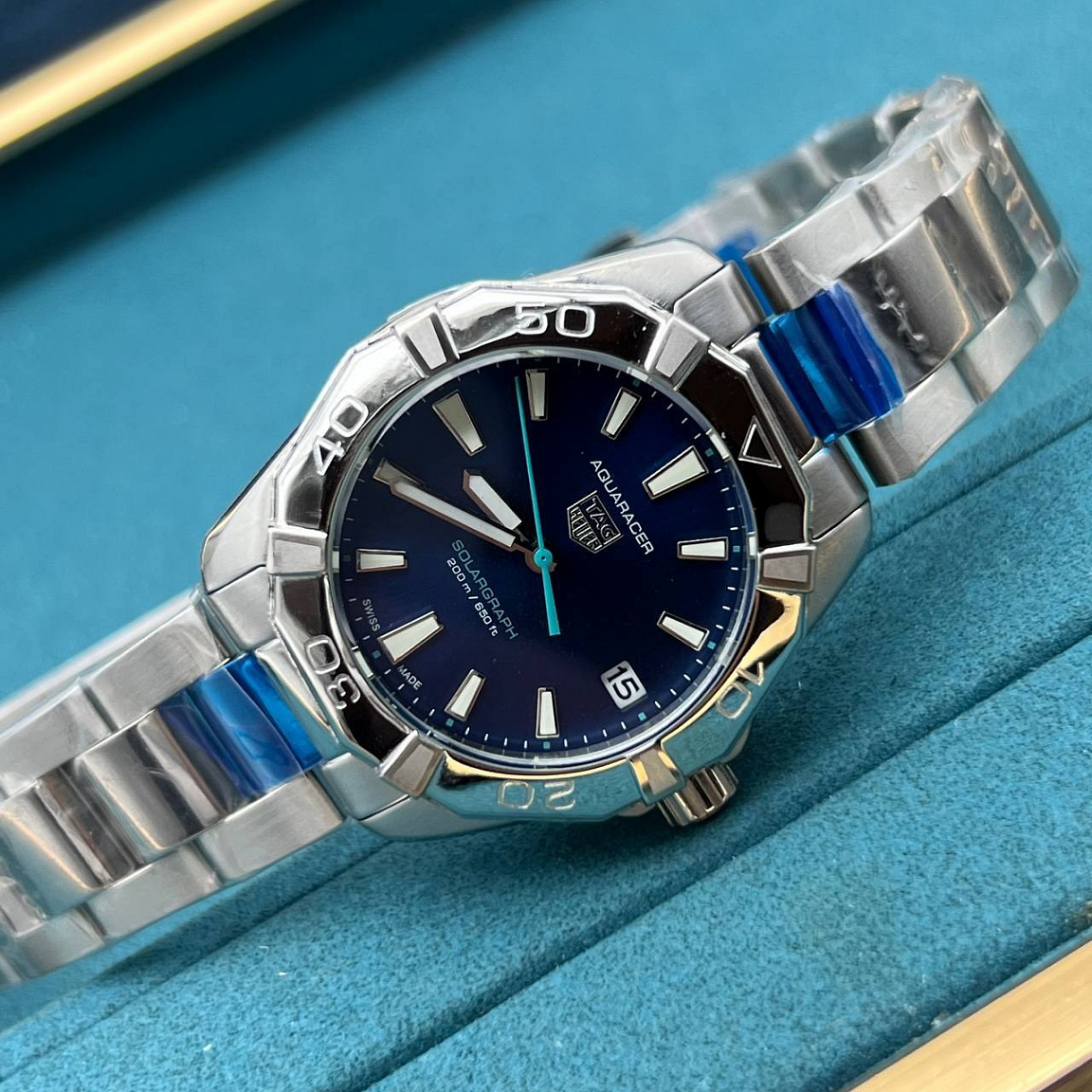 Tag Heuer Aquaracer 35 мм: высококачественная часовая полированная и сатинированная нержавеющая сталь 316L