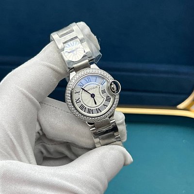 Женские премиальные Cartier Ballon Bleu 28 мм