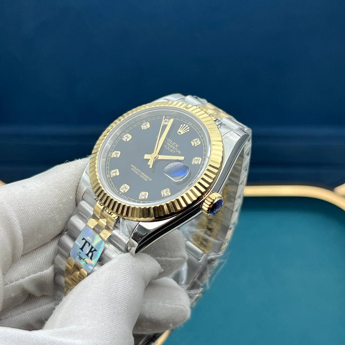 Rolex Datejust 41 мм с сапфировым стеклом, стальным корпусом 316L и автоматическим механизмом NH35