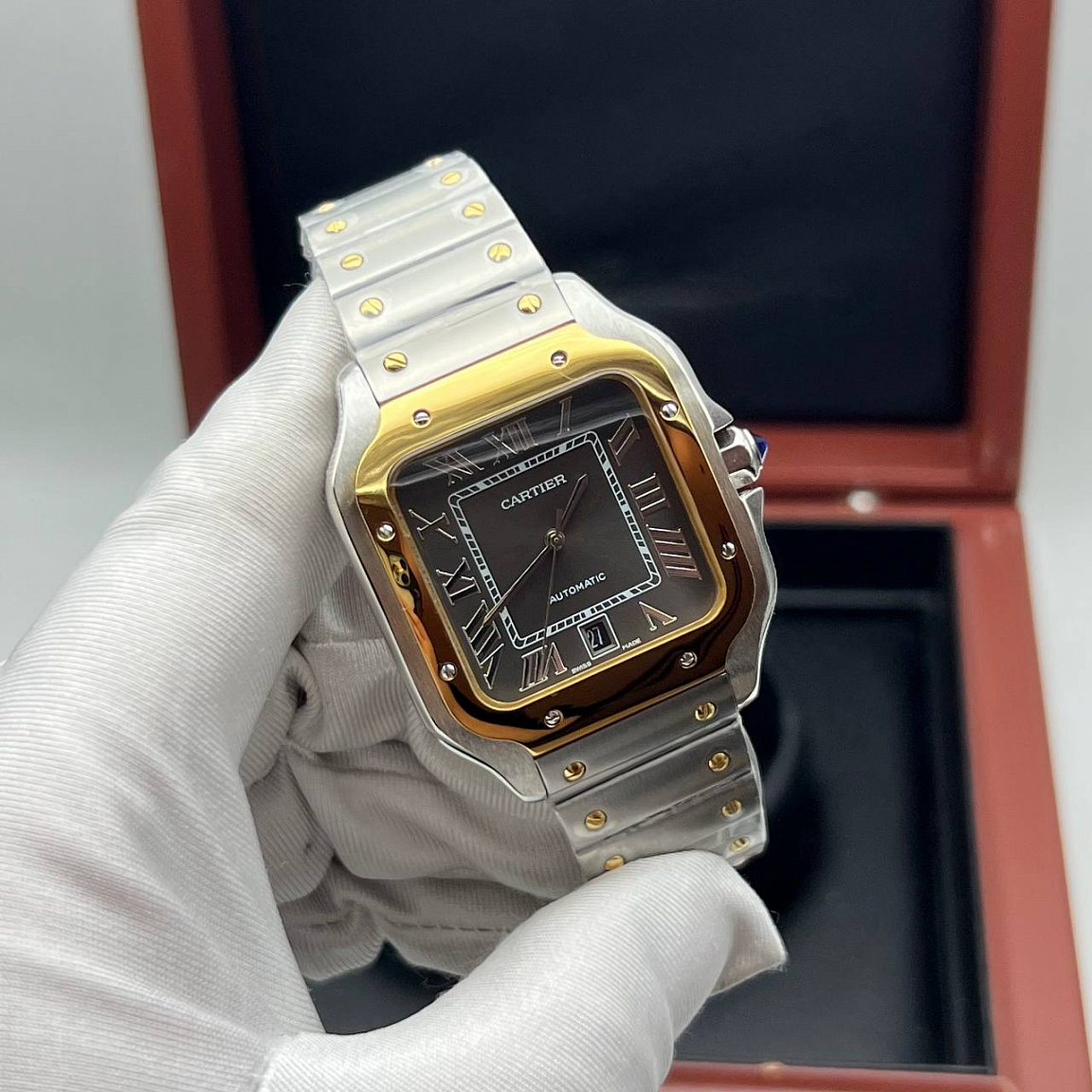 Мужские часы Cartier Santos Automatic